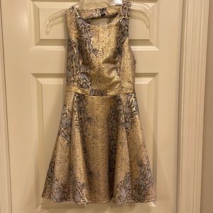 Ark & Co Gold snake print dress. Worn once